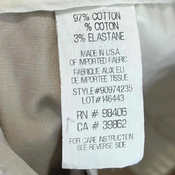 Theory Womens Khaki Dress Ankle Pants Size 4 ($325) - Picture 6 of 7